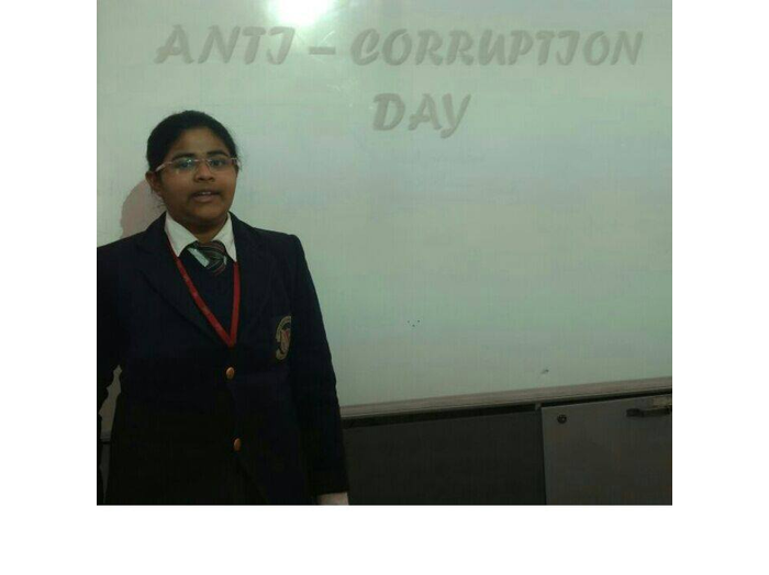 International Anti-Corruption Day-Activities by CMS Anand Nagar Campus in December 2016 & January 2017